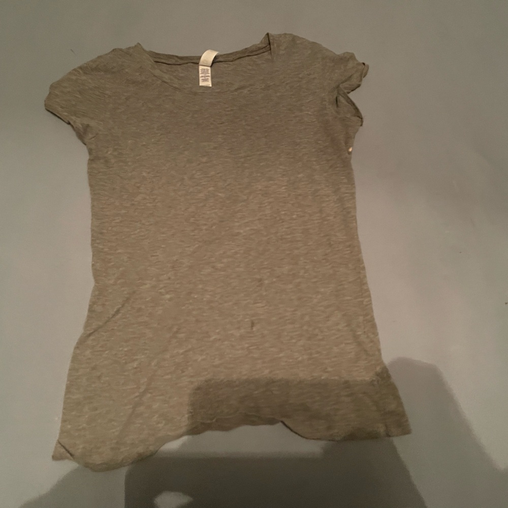 A small grey Bella t-shirt